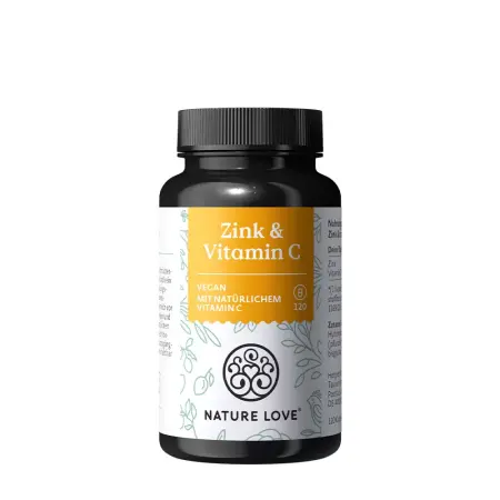 Nature Love Zink & Vitamin C (120 Capsules) - Nature Love