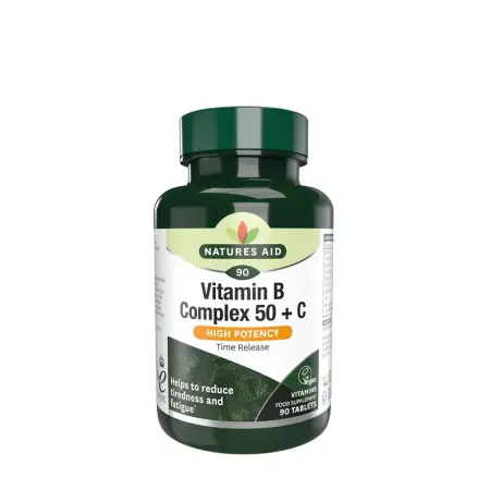 Natures Aid B-50 Complex + C (30 Tablets) - Natures Aid