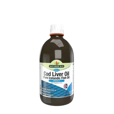Natures Aid Cod Liver Oil (500 ml) - Natures Aid