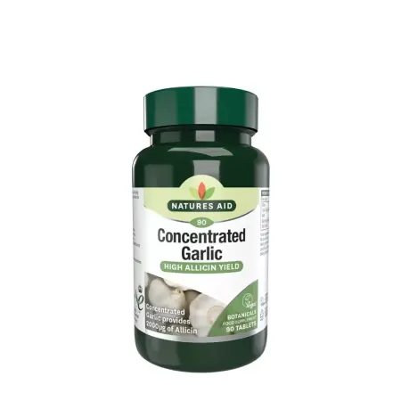 Natures Aid Concentrated Garlic 2000 mcg (90 Tablets) - Natures Aid