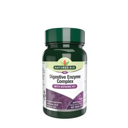Natures Aid Digestive Enzyme Complex (60 Tablets) - Natures Aid