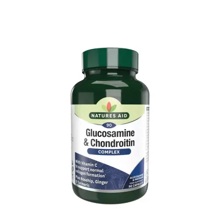 Natures Aid Glucosamine & Chondroitin Complex (90 Capsules) - Natures Aid