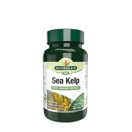 Natures Aid Sea Kelp (180 Tablets) - Natures Aid