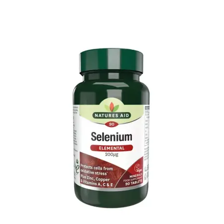 Natures Aid Selenium 200 mcg (90 Tablets) - Natures Aid