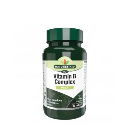 Natures Aid Vitamin B Complex (90 Tablets) - Natures Aid