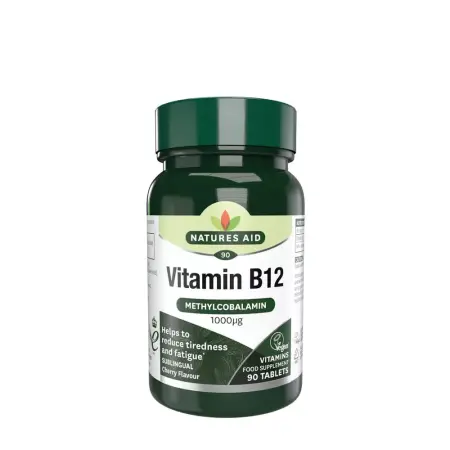 Natures Aid Vitamin B12 (90 Tablets) - Natures Aid
