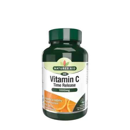 Natures Aid Vitamin C 1000mg Time Release (90 Tablets) - Natures Aid