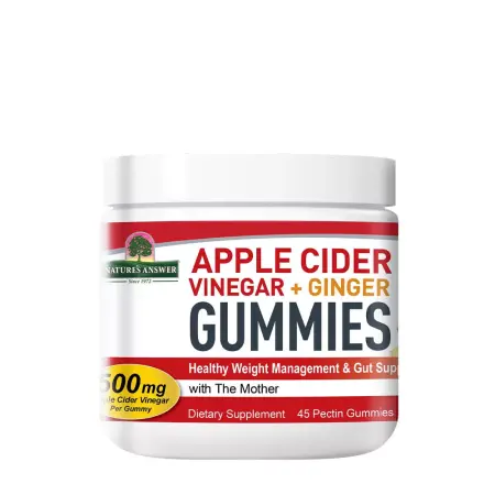 Nature's Answer Apple Cider Vinegar & Ginger Gummies (45 gummies) - Nature's Answer