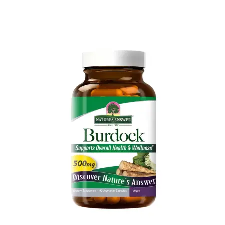 Nature's Answer Burdock Root (90 Veg Capsules) - Nature's Answer