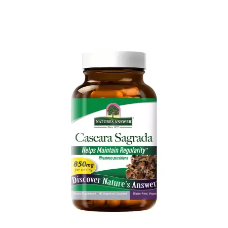 Nature's Answer Cascara Sagrada Bark (90 Veg Capsules) - Nature's Answer