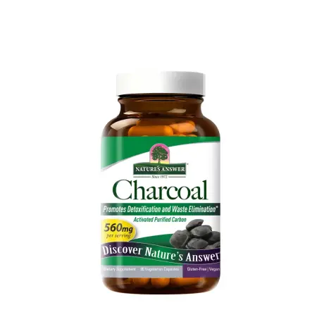 Nature's Answer Charcoal (90 Veg Capsules) - Nature's Answer