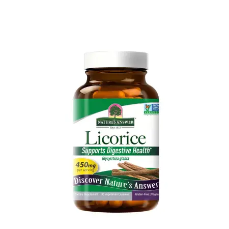 Nature's Answer Licorice Root (90 Veg Capsules) - Nature's Answer