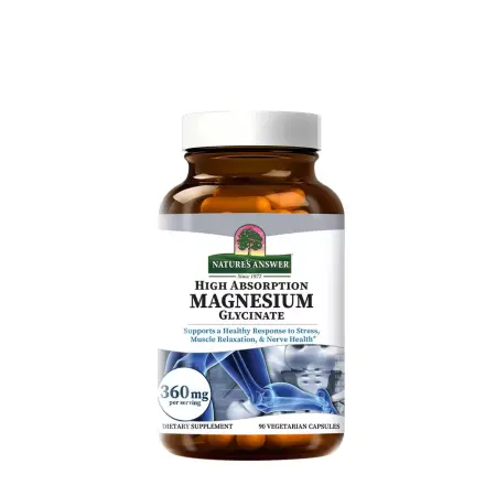 Nature's Answer Magnesium Glycinate (90 Veg Capsules) - Nature's Answer