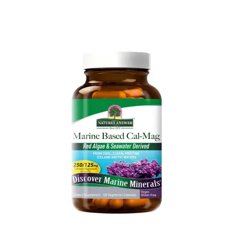 Nature's Answer Marine Based Calcium Magnesium (120 Veg Capsules) - Nature's Answer