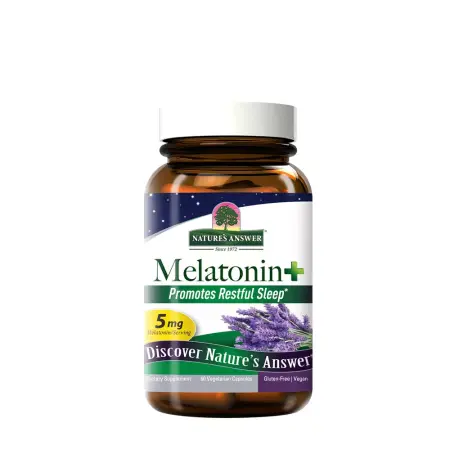 Nature's Answer Melatonin Plus (60 Veg Capsules) - Nature's Answer