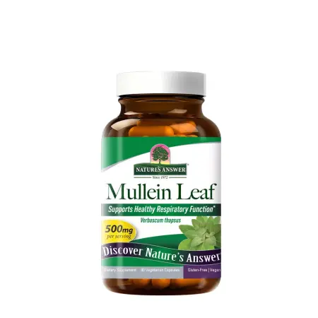 Nature's Answer Mullein Leaf (90 Veg Capsules) - Nature's Answer