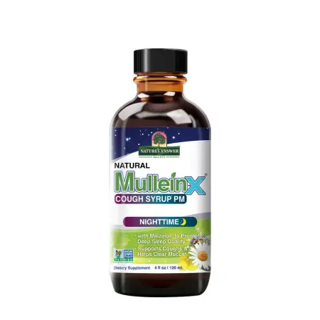 Nature's Answer Mullein-X Cough^ Syrup PM Nighttime (4 fl. oz.) - Nature's Answer