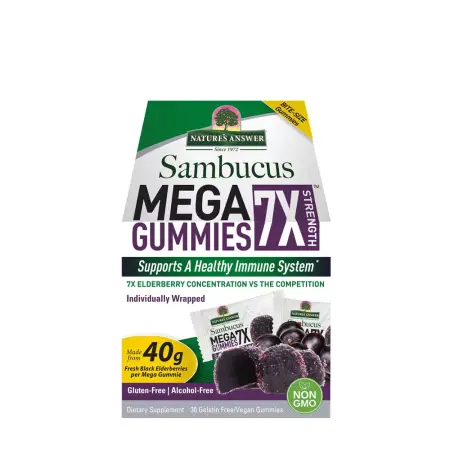 Nature's Answer Sambucus Mega Gummies (30 Gummies) - Nature's Answer