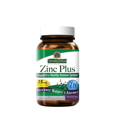 Nature's Answer Zinc Plus (60 Veg Capsules) - Nature's Answer