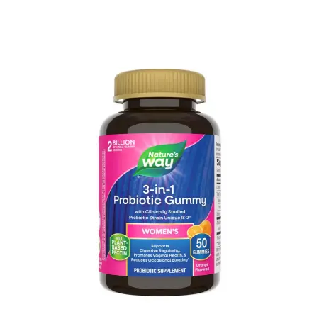 Nature's Way 3-in-1 Probiotic Women's Gummy (50 Gummies) - Nature's Way