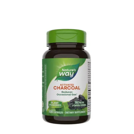 Nature's Way Activated Charcoal (100 Capsules) - Nature's Way