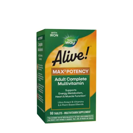 Nature's Way Alive!® Max3 Potency Multivitamin (90 Tablets) - Nature's Way