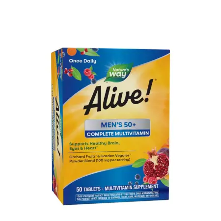 Nature's Way Alive!® Men's 50+ Complete Multivitamin (50 Tablets) - Nature's Way