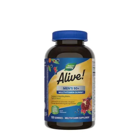 Nature's Way Alive!® Men’s 50+ Gummy Multivitamin (150 Gummies) - Nature's Way