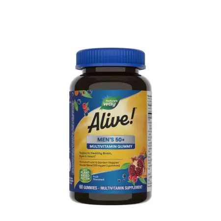 Nature's Way Alive!® Men’s 50+ Gummy Multivitamin (60 Gummies) - Nature's Way
