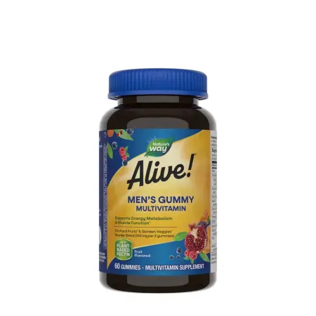 Nature's Way Alive!® Men’s Gummy Multivitamin (60 Gummies, Fruit) - Nature's Way