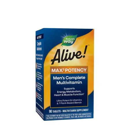 Nature's Way Alive!® Men’s Max3 Daily Multivitamin (90 Tablets) - Nature's Way
