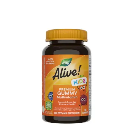 Nature's Way Alive!® Premium Kids Multivitamin Gummy (90 Gummies, Cherry, Orange & Grape) - Nature's Way