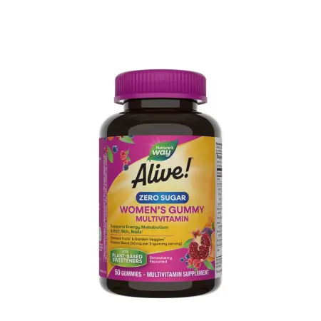 Nature's Way Alive!® Zero Sugar Women's Gummy Multivitamin (50 Gummies) - Nature's Way