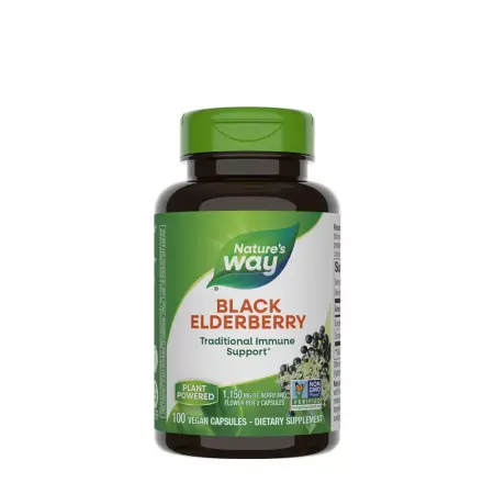 Nature's Way Black Elderberry (100 Capsules) - Nature's Way