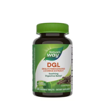 Nature's Way DGL (100 Chewables, Licorice Fruit) - Nature's Way