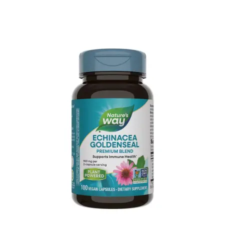 Nature's Way Echinacea Goldenseal Premium Blend (100 Capsules) - Nature's Way