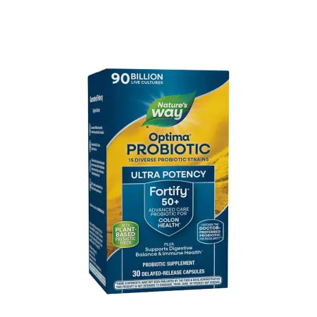 Nature's Way Fortify® Optima Age 50+ Probiotic - 90 Billion CFU (30 Capsules) - Nature's Way