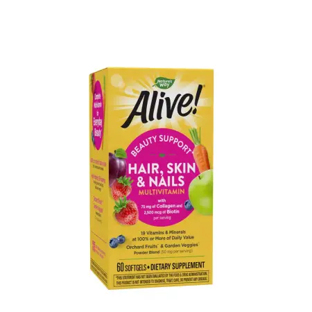 Nature's Way Hair Skin & Nail (60 Softgels) - Nature's Way