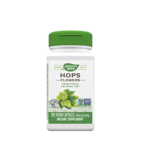 Nature's Way Hops Flowers (100 Capsules) - Nature's Way