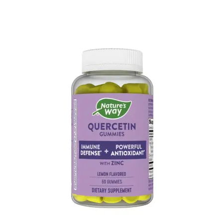 Nature's Way Quercetin Gummies with Zinc (60 Gummies, Lemon) - Nature's Way