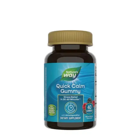 Nature's Way Quick Calm Gummy (60 Gummies, Berry) - Nature's Way