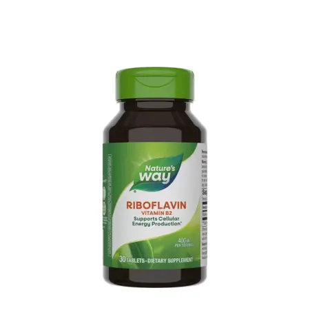 Nature's Way Riboflavin Vitamin B2 (30 Tablets) - Nature's Way