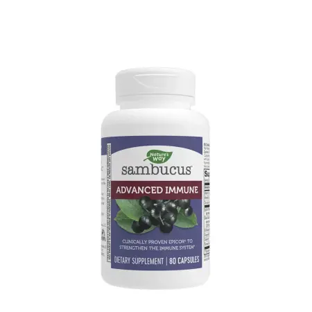 Nature's Way Sambucus Advanced Immune (80 Capsules) - Nature's Way