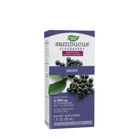 Nature's Way Sambucus Drops (30 ml, Elderberry) - Nature's Way