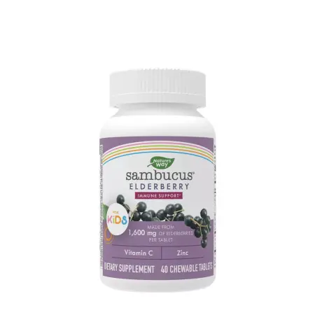 Nature's Way Sambucus Kids Immune Chewable (40 Chewables) - Nature's Way
