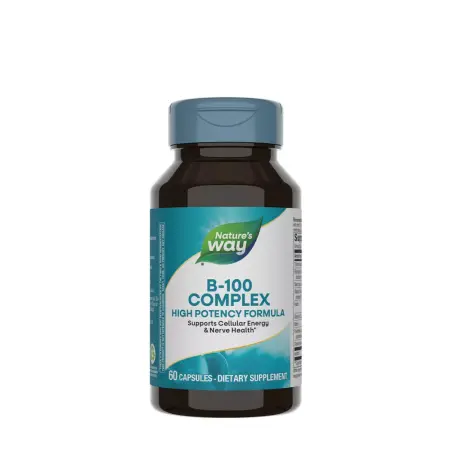 Nature's Way Vitamin B-100 Complex (60 Capsules) - Nature's Way