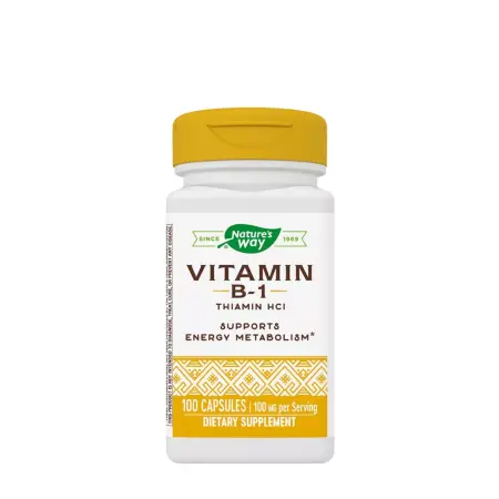 Nature's Way Vitamin B1 (100 Capsules) - Nature's Way