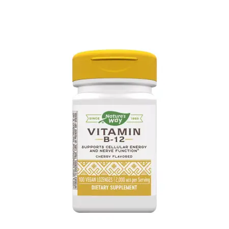 Nature's Way Vitamin B12 (100 Lozenges, Cherry) - Nature's Way