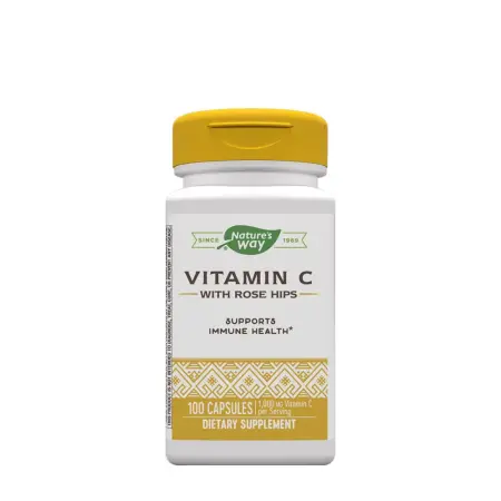 Nature's Way Vitamin C with Rose Hips (100 Capsules) - Nature's Way
