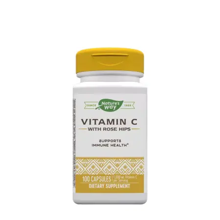 Nature's Way Vitamin C with Rose Hips (100 Capsules) - Nature's Way